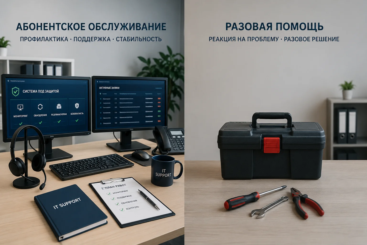 Абонентское IT-обслуживание офиса компании